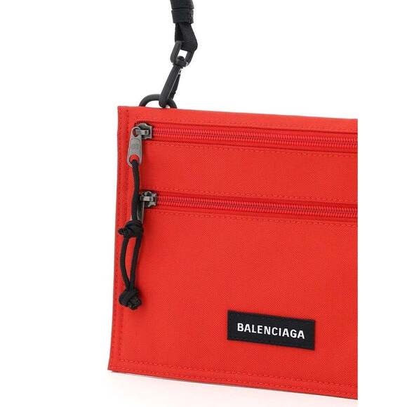 Balenciaga Explorer Pouch Bright Red - Picture 3 of 6